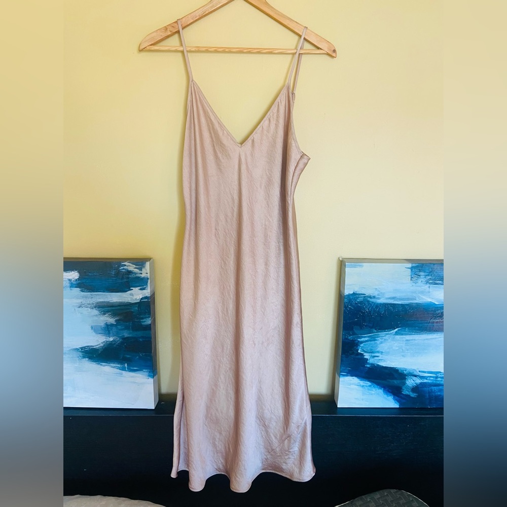 aritzia midi slip dress